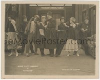 5s0091 OH DOCTOR 8x10 LC 1917 fake cop Fatty Arbuckle w/maid, Buster Keaton, wife & more, ultra rare