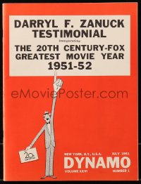5s0068 20TH CENTURY FOX 1951-52 campaign book 1951 Day the Earth Stood Still, Marilyn Monroe & more!