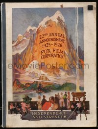 5s0067 FOX 1925-26 campaign book 1925 one of the most elaborate & beautiful campaign books!