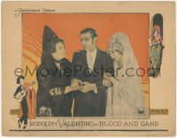 5s0201 BLOOD & SAND LC 1922 Rudolph Valentino's mother on one arm & bride Lila Lee on the other!