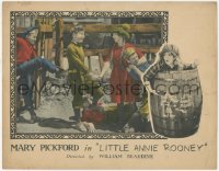 5s0233 LITTLE ANNIE ROONEY LC 1925 tough street kid Mary Pickford clowning around with four boys!