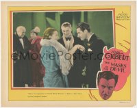 5s0238 MASKS OF THE DEVIL LC 1928 with a hand clasped John Gilbert starts to conquer another woman!