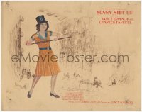 5s0264 SUNNY SIDE UP LC 1929 great art of Janet Gaynor, first all-talking musical, cool art, rare!