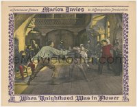 5s0273 WHEN KNIGHTHOOD WAS IN FLOWER LC 1922 Marion Davies as boy duelling instead of her man, rare!
