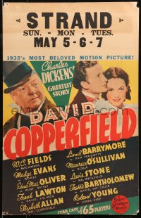 5s0015 DAVID COPPERFIELD WC 1935 W.C. Fields stars as Micawber in Charles Dickens' classic story!