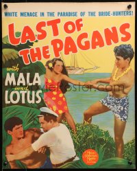 5s0027 LAST OF THE PAGANS WC 1935 Alaskan Ray Mala & sexy Lotus Long in the South Seas, ultra rare!