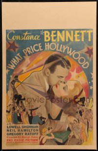 5s0052 WHAT PRICE HOLLYWOOD WC 1932 Constance Bennett, the rise & fall of a movie star, very rare!