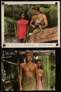 5t0919 BLUE LAGOON 2 color from 7x9.25 to 8x10 stills 1949 tropical Jean Simmons with Donald Houston!