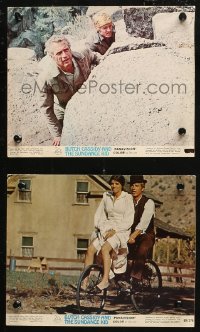 5t0922 BUTCH CASSIDY & THE SUNDANCE KID 2 color 8x10 stills 1969 Paul Newman, Redford, Ross!