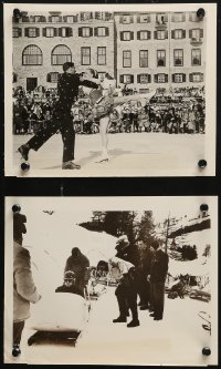 5t1537 CINERAMA HOLIDAY 2 8x10 stills 1955 figure skating and bobsled racing images by Robert Capa!