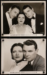 5t1558 LIVING ON VELVET 2 8x10 stills 1935 beautiful Kay Francis with Warren William & George Brent!