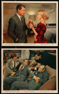 5t0927 NORTH BY NORTHWEST 2 color 8x10 stills 1959 Cary Grant, Eva Marie Saint, Hitchcock classic!