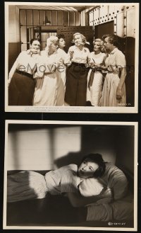 5t1600 WOMEN'S PRISON 2 8x10 stills 1954 bad girls Cleo Moore, Audrey Totter, Thaxter, Clarke!