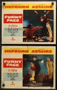 5t0709 FUNNY FACE 2 LCs 1957 Stanley Donen, great images of gorgeous Audrey Hepburn dancing!