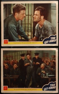 5t0711 GET-AWAY 2 LCs 1941 great images of Dan Dailey, Robert Sterling in prison!