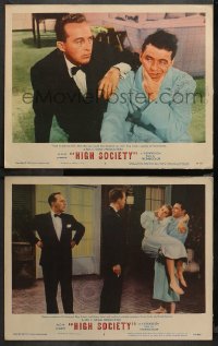 5t0721 HIGH SOCIETY 2 LCs 1956 images of Frank Sinatra, Bing Crosby, Grace Kelly & Celeste Holm!