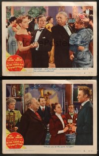 5t0727 IN THE GOOD OLD SUMMERTIME 2 LCs 1949 Buster Keaton dancing with Judy Garland + Van Johnson!