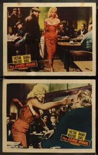 5t0741 LONG HAUL 2 LCs 1957 great images of sexy Diana Dors in both, the thrills are non-stop!