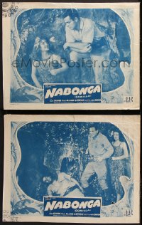 5t0756 NABONGA 2 LCs R1948 Buster Crabbe, Julie London, Crash Corrigan & different border art!