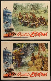 5t0758 OBJECTIVE BURMA 2 LCs 1945 cool images of Errol Flynn leading World War II commandos!