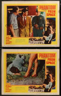 5t0765 PHANTOM FROM SPACE 2 LCs 1953 strange alien visitor, his power menaced the world!