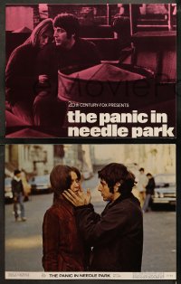 5t0222 PANIC IN NEEDLE PARK 8 color 11x14 stills 1971 Al Pacino & Winn are heroin addicts in love!
