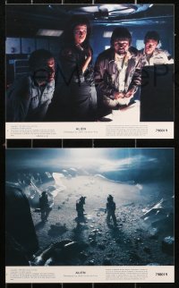 5t0831 ALIEN 8 8x10 mini LCs 1979 Ridley Scott, Sigourney Weaver, Tom Skerritt, Stanton, Kotto!