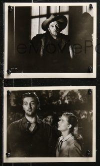 5t0991 BLOOD ON THE MOON 25 8x10 stills 1949 Robert Mitchum, Barbara Bel Geddes, Robert Wise!