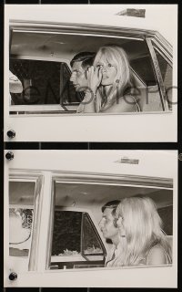 5t1431 BRIGITTE BARDOT 4 7.25x9 news photo 1966 arriving with Gunther Sachs for wedding in Las Vegas!