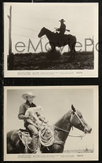 5t1003 COWBOY 23 8x10 stills 1954 cool image of western cowboys doing all kinds of cowboy things!