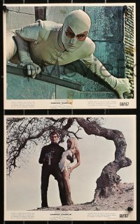 5t0886 DANGER: DIABOLIK 5 color 8x10 stills 1968 Mario Bava, John Phillip Law & sexy Marisa Mell!