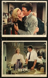 5t0836 DESIGNING WOMAN 8 color 8x10 stills 1957 Gregory Peck & sexy Lauren Bacall, Vincente Minnelli!