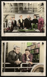 5t0817 DESK SET 10 color 8x10 stills 1957 Spencer Tracy & Katharine Hepburn make office wonderful!