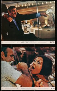 5t0908 DIAMONDS ARE FOREVER 3 8x10 mini LCs 1971 images of Sean Connery in action as James Bond!