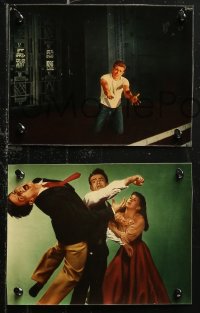 5t0887 EAST OF EDEN 5 color 7.25x9.5 stills 1955 Elia Kazan classic, James Dean & Julie Harris!