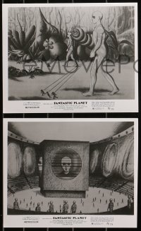 5t1489 FANTASTIC PLANET 3 8x10 stills 1973 La Planete Sauvage, wild sci-fi art, Cannes winner!