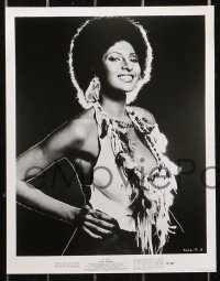 5t1188 FOXY BROWN 10 8x10 stills 1974 great blaxploitation images of sexy Pam Grier & Terry Carter!