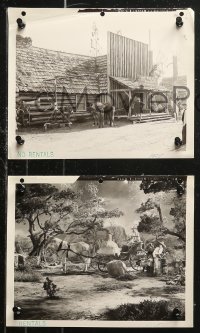 5t1078 GIRL OF THE GOLDEN WEST 15 8x10 stills 1938 all great set reference images with crew & horses!