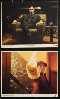 5t0842 GODFATHER PART II 8 8x10 mini LCs 1974 Robert De Niro as Vito Corleone with young Clemenza!