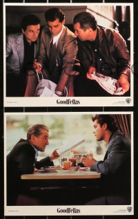 5t0843 GOODFELLAS 8 8x10 mini LCs 1990 Robert De Niro, Joe Pesci, Ray Liotta, Paul Sorvino, Scorsese