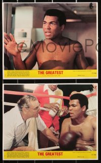 5t0844 GREATEST 8 8x10 mini LCs 1977 great images of heavyweight boxing champ Muhammad Ali!