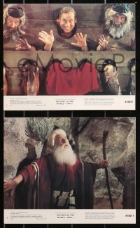 5t0803 HISTORY OF THE WORLD PART I 16 color 8x10 stills 1981 Mel Brooks, DeLuise, rare complete set!