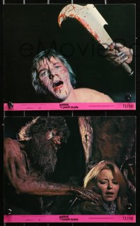 5t0847 HORROR ON SNAPE ISLAND 8 8x10 mini LCs 1972 a night of pleasure becomes a night of terror!