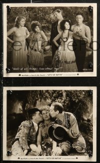 5t1504 LET'S GO NATIVE 3 8x10 stills 1930 Jack Oakie with Jeanette MacDonald on tropical island!