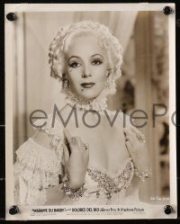 5t1560 MADAME DU BARRY 2 8x10 stills 1934 both with sexy Dolores del Rio in the title role!