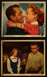 5t0805 McCONNELL STORY 12 color 8x10 stills 1955 Alan Ladd, pretty June Allyson, James Whitmore!