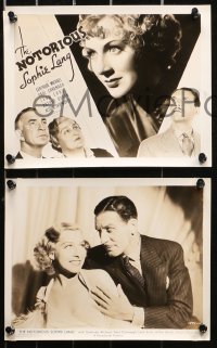 5t1032 NOTORIOUS SOPHIE LANG 19 8x10 stills 1934 great images of Gertrude Michael in the title role!
