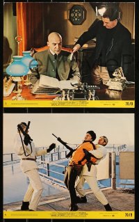 5t0911 ON HER MAJESTY'S SECRET SERVICE 3 8x10 mini LCs 1969 Savalas as Blofeld + other bad guys!