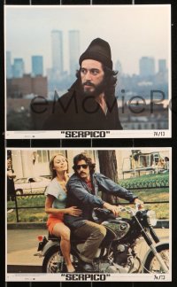 5t0879 SERPICO 6 8x10 mini LCs 1974 Al Pacino on the streets, Sidney Lumet crime classic!