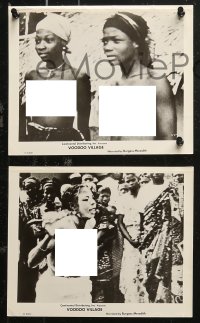 5t1087 SORCERERS' VILLAGE 15 8x10 stills R1960s great images of natives in the Voodoo Village!